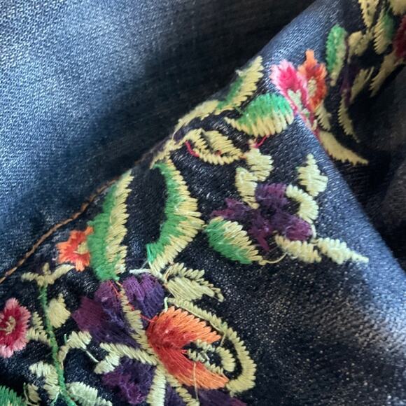 DRIFTWOOD Sundance Embroidered Floral Boho Jeans size 26 - Picture 15 of 15